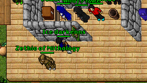 Ice darkenns on screen