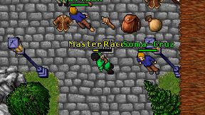 Master Raccon on screen