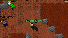 Evens Dark on screen