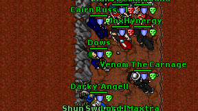 Dows on screen