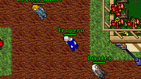 Tropero on screen