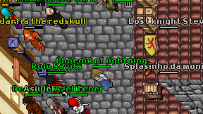 Phoenix of lightning on screen