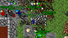 Force Striker on screen