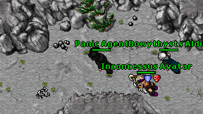 Panic Agent on screen