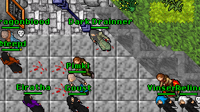 Dark Drainner on screen