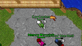 Caytacles on screen