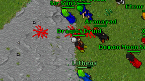 Draqios Druid on screen