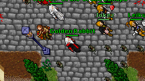 Golden Rabbit on screen