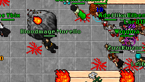 Bloodmage Morello on screen