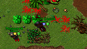 Beast Cacox on screen