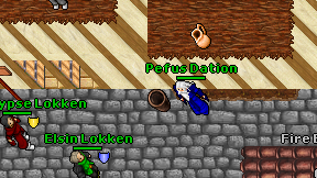 Pefus Dation on screen