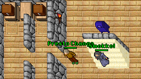 Presto Chango on screen
