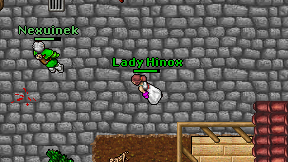Lady Hinox on screen