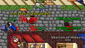 Wild skyware on screen