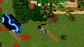 Aralix on screen