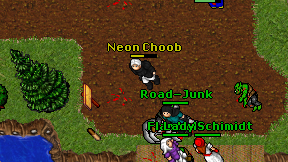 Neon Choob on screen