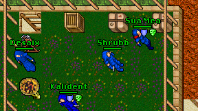 Shrubb on screen