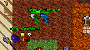 Duszek Dragon on screen
