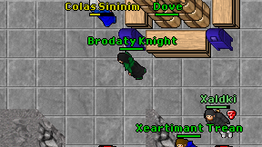 Brodaty Knight on screen