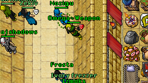 Omega-Weapon on screen