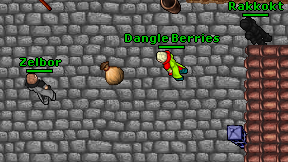 Dangle Berries on screen