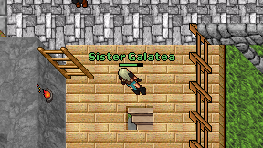Sister Galatea on screen