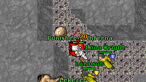 Punisher of Inferna on screen