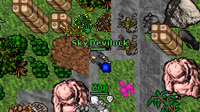 Sky Devilock on screen