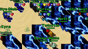 Twixster on screen