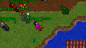 Mighty Zelda on screen