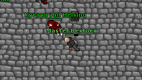 Master Destorm on screen