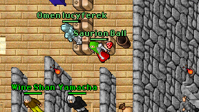 Saurion Ball on screen