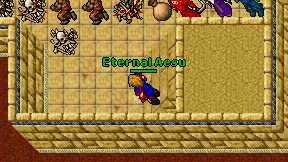 Eternal Aesu on screen