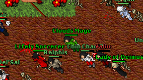 Clouds Mage on screen