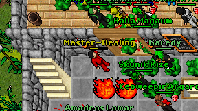 Master-Healing on screen
