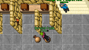 Druid faik on screen