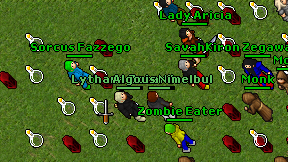 Zombie Eater on screen