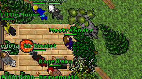 Mestre Snake on screen