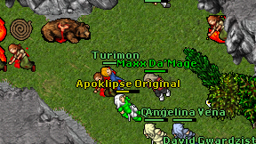 Turimon on screen