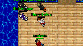 Hero Seiya on screen