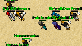 Pain leader on screen