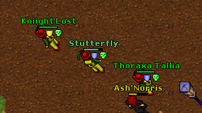 Stutterfly on screen