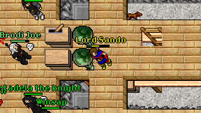 Lord Sando on screen