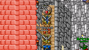 Dronson on screen