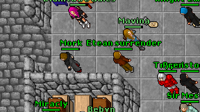 Etean surrender on screen