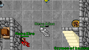 Hero Ajax on screen