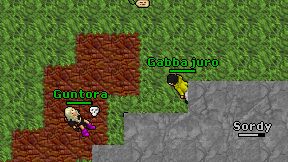 Gabba juro on screen