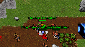 Uache Kreador on screen