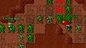 Dark Zaxus on screen