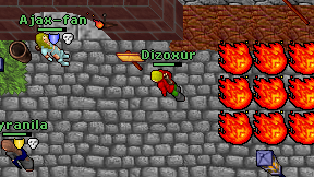 Dizoxur on screen